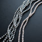 Ise-Shima Akoya Pearl Silver Gray Baby Baroque Beads 1Strand