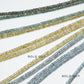 Rare Color Madagascar Unheated Sapphire Faceted Rondelle Beads 1Strand