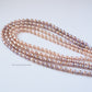 Freshwater Pearl Natural Color Light Pink Rice Beads 1Strand